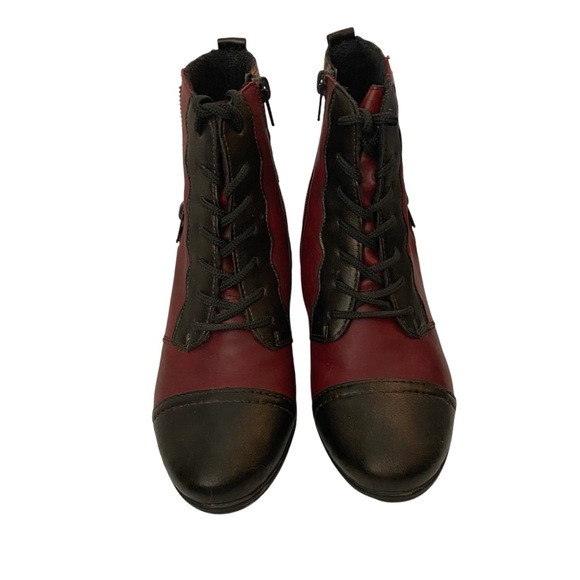 Remonte Leather Heeled Boots - Size Euro 37 -  US (6.5-7) - Picture 2 of 7
